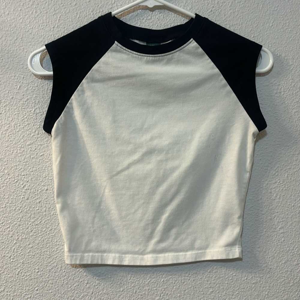 Wild Fable baseball style crop top size XS